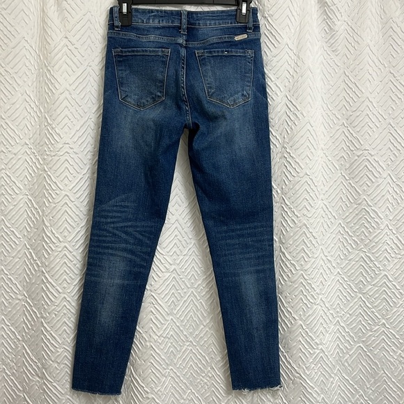 KanCan Raw Hem Skinny Jeans Size 25 / 3 - Picture 2 of 4